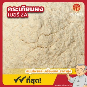 กระเทียมผง เบอร์ 2A (Garlic Powder) 大蒜粉 ขนาด 1 กิโลกรัม