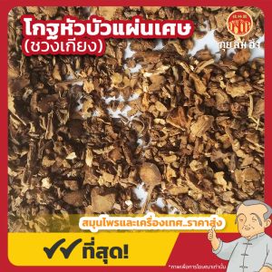โกฐหัวบัวแผ่นเศษ (ชวงเกียงแผ่นเศษ) 川芎片 ขนาด 1 กิโลกรัม