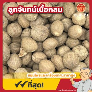 ลูกจันทน์เนื้อกลม (Nutmeg) 肉荳蔻 ขนาด 1 กิโลกรัม