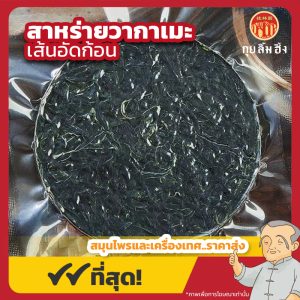สาหร่ายวากาเมะเส้นอัดก้อน (Wakame Seaweed) 裙带菜 1 แพ็ค บรรจุ 5 ชิ้น
