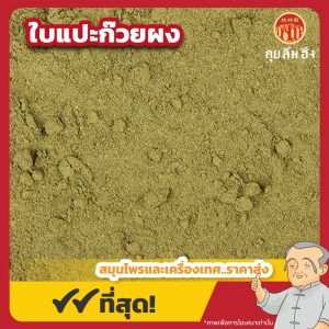 ใบแปะก๊วยผง (Ginkgo Leaves Powder) 银杏叶粉 ขนาด 1 กิโลกรัม